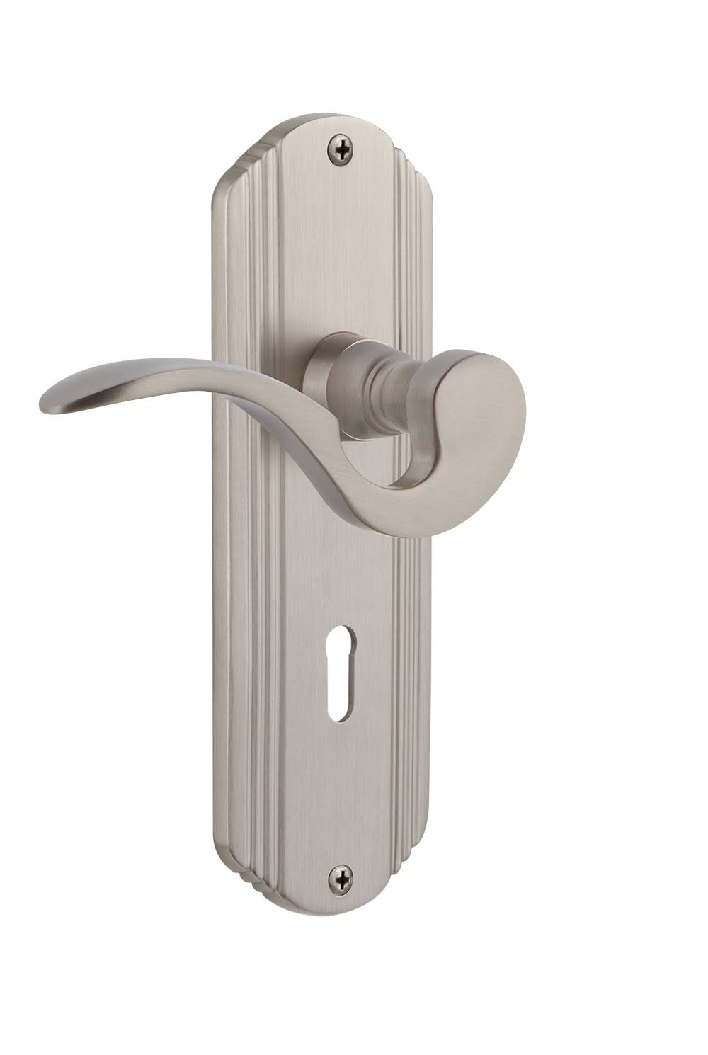 Satin Nickel Left Handed Non-Turning V88148