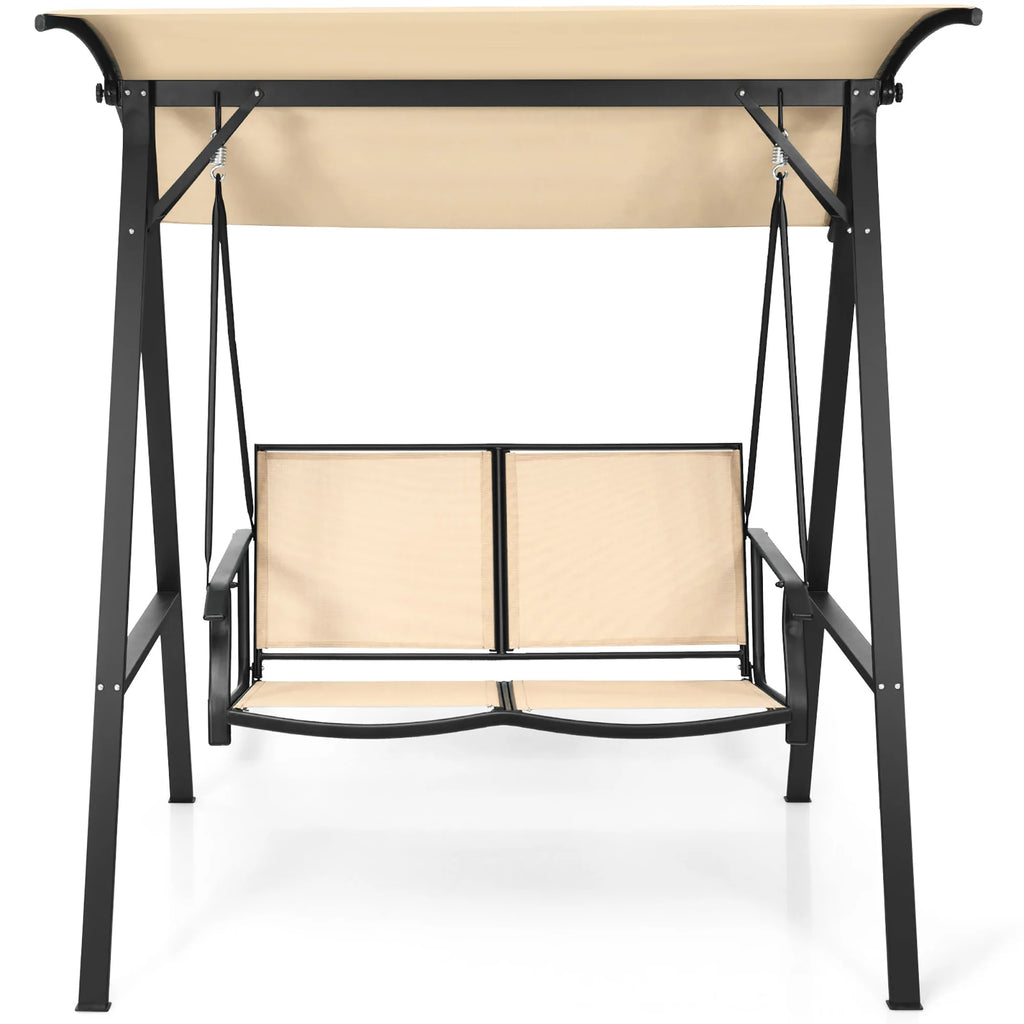 2-Seat Swing Loveseat with Canopy R674