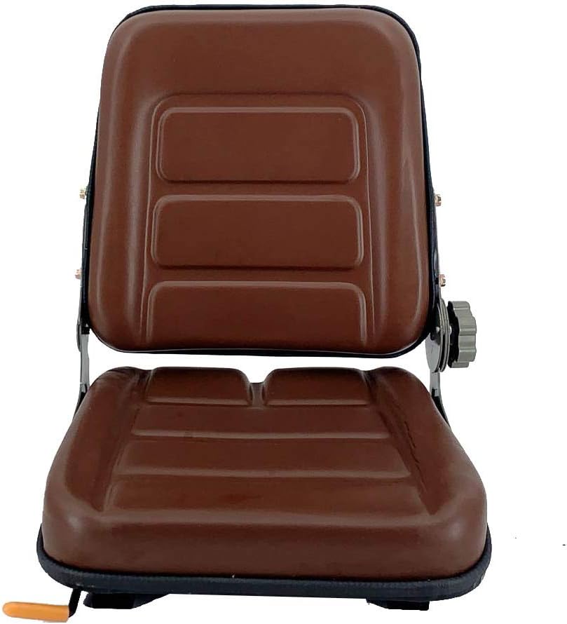 PVC Forklift Seat with 140° Adjustable Back J80036