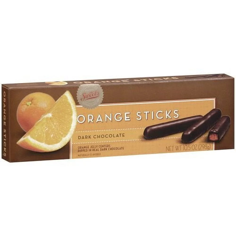 Dark Chocolate Orange Sticks, 10.5 Oz. (Pack of 2) U437