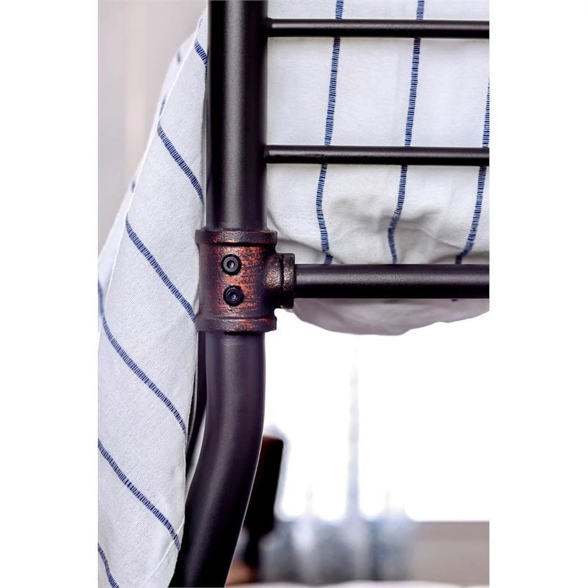 Full Over Queen Bunk Bed Antique Black O12476