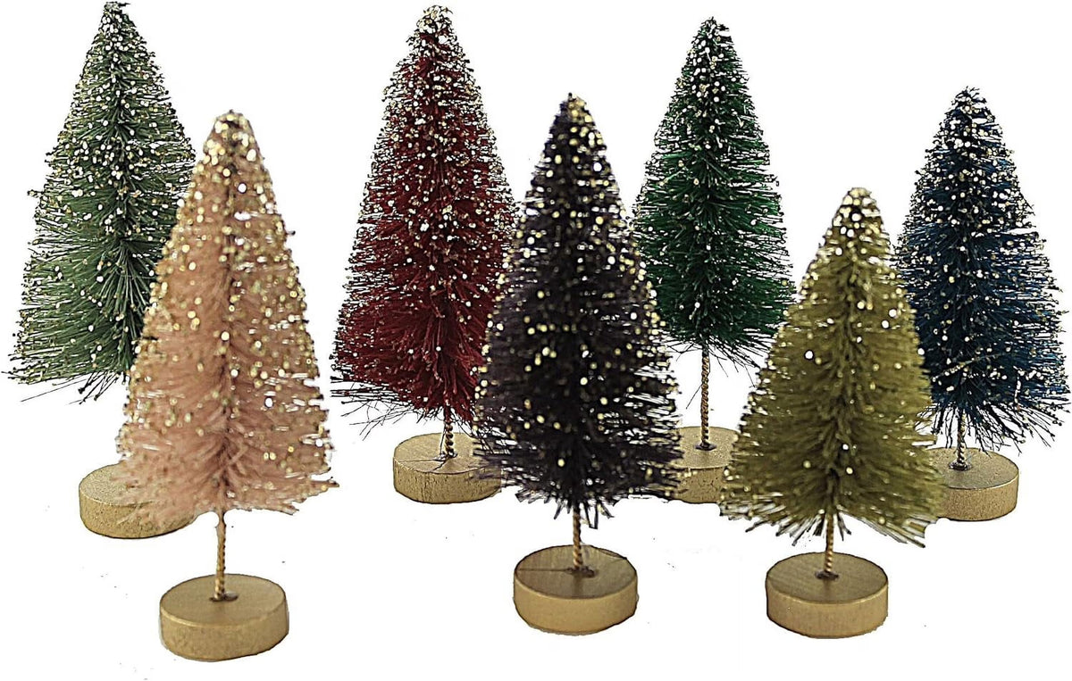 Bottle Brush Tree Mini Set, Multicolored B321