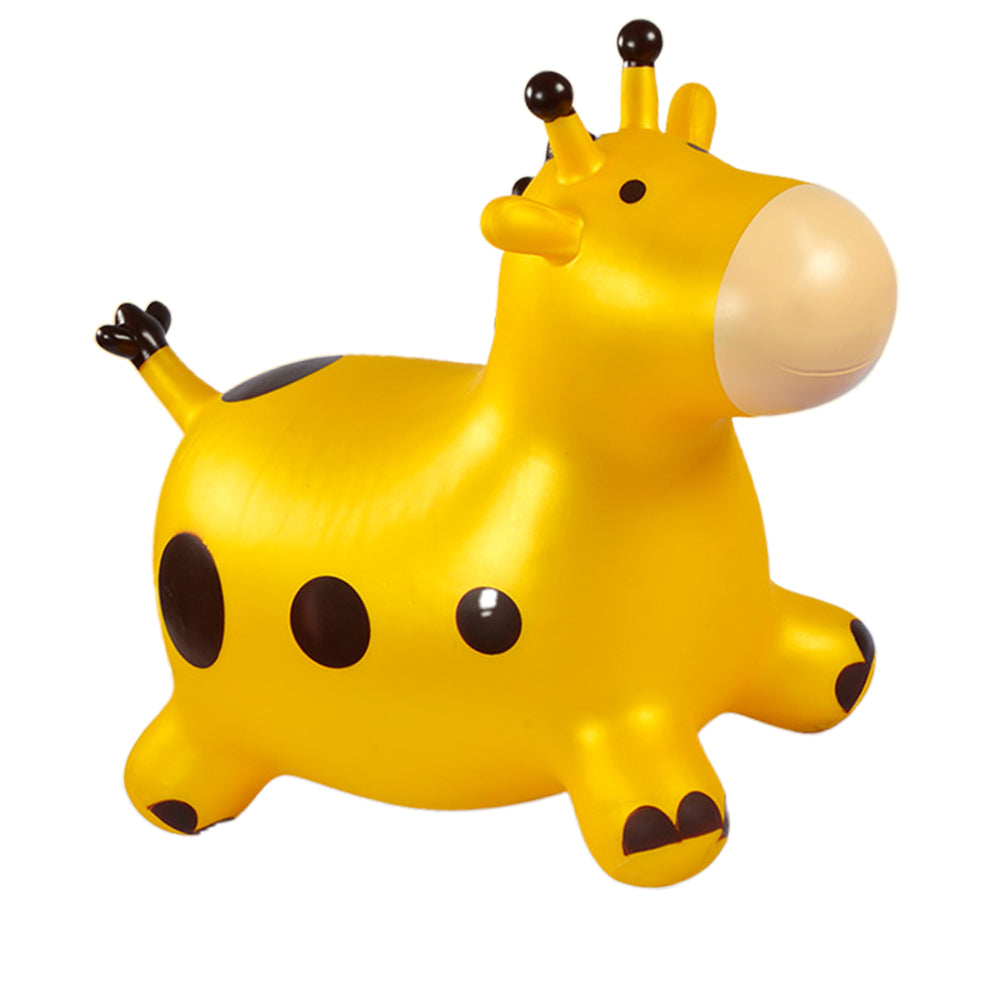 Inflatable Bouncing Horse Toy with Air Pump (Yellow) M735588