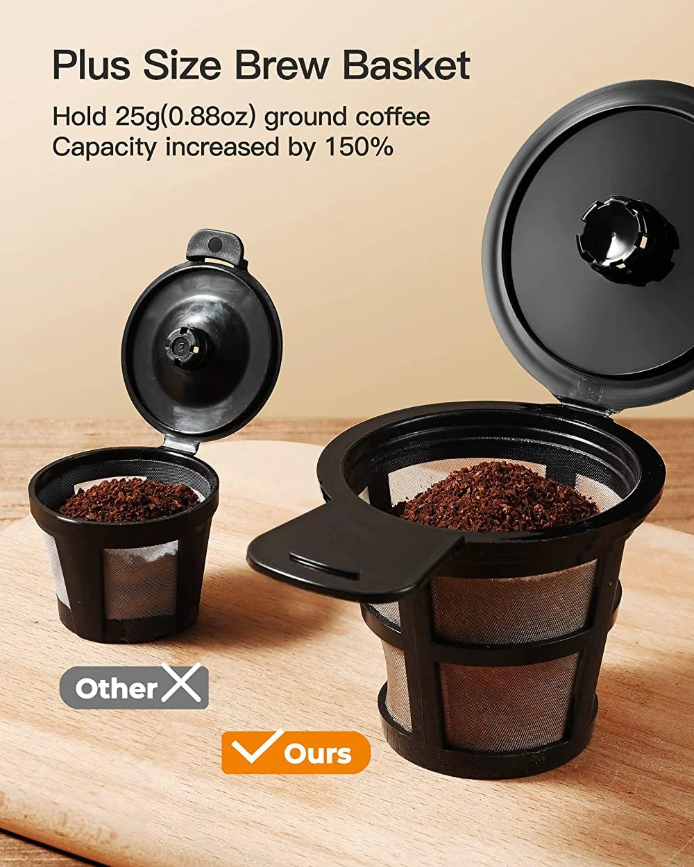 Single Serve Coffee Maker, Classic Black A80973