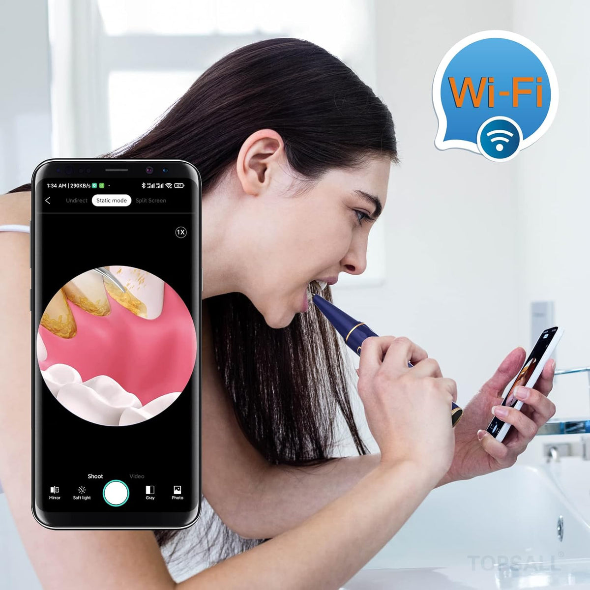 Electric Tooth Cleaner with Camera I5588