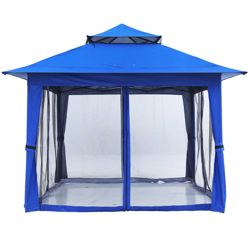 13'x13' Pop up Gazebo Canopy with Mosquito Netting S852683