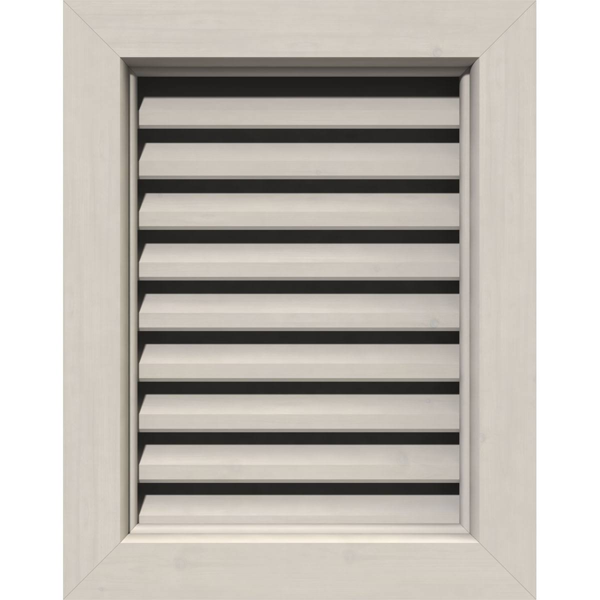 36 inchw x 24 inchh Primed Smooth Western Red Cedar Gable Vent Z44007