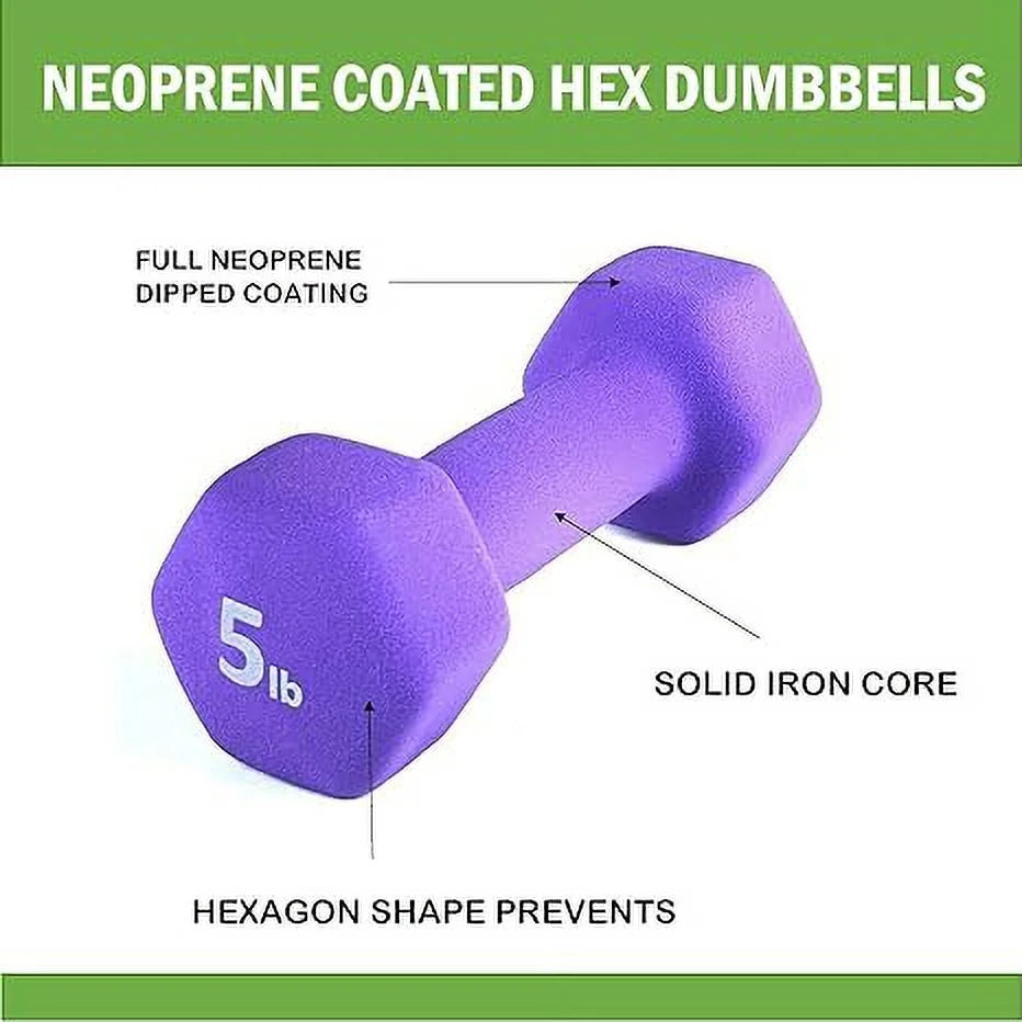 Neoprene 20LB Hex Dumbbell Set of 2 X598068