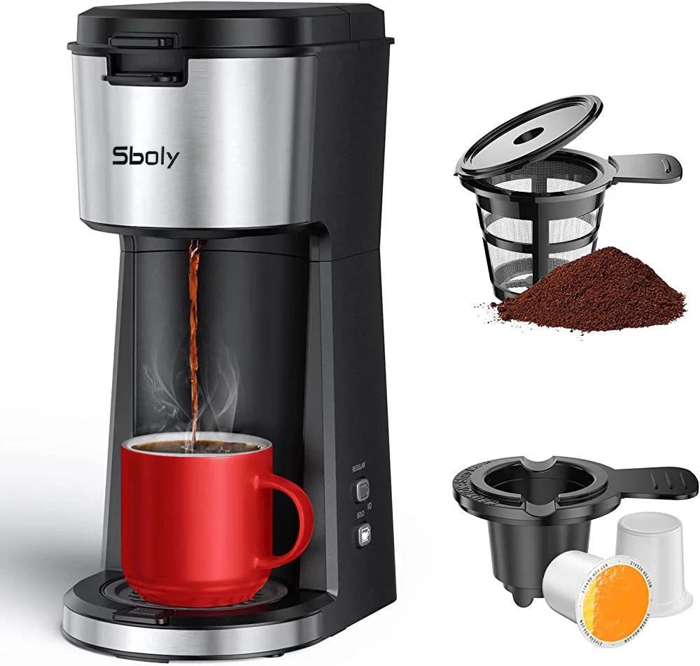 Single Serve Coffee Maker, Classic Black A80973