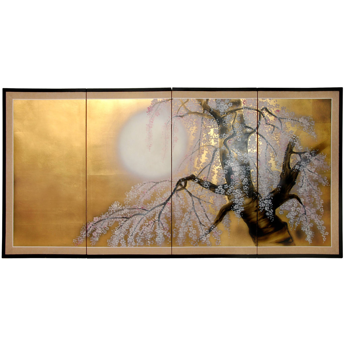 Gold Leaf Sakura Blossom Wall Decor C5579