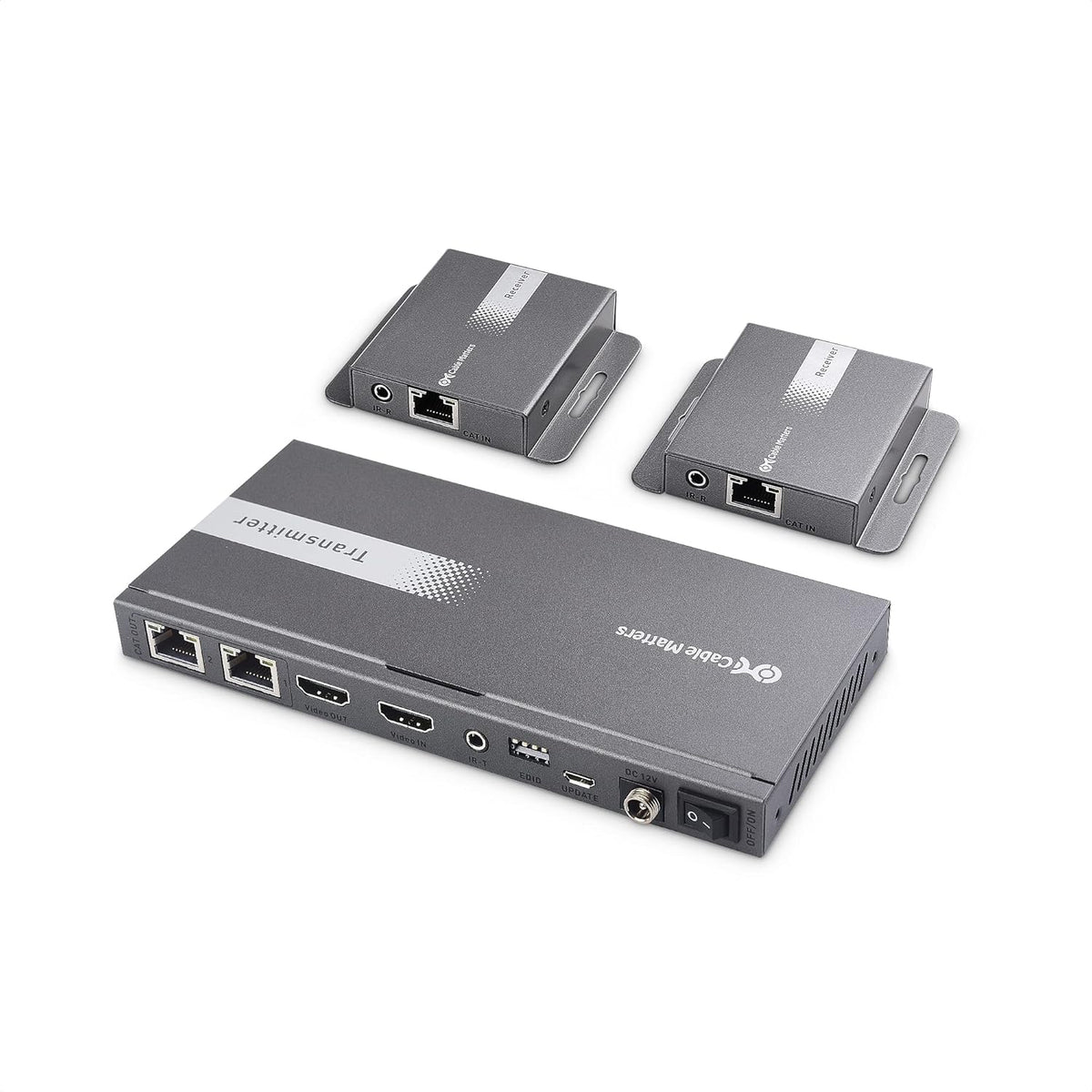 4K 1x2 HDMI Extender Splitter over Ethernet Extender Kit A978