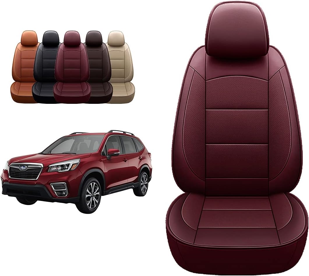 Black Leather Seat Covers for Forester T13919