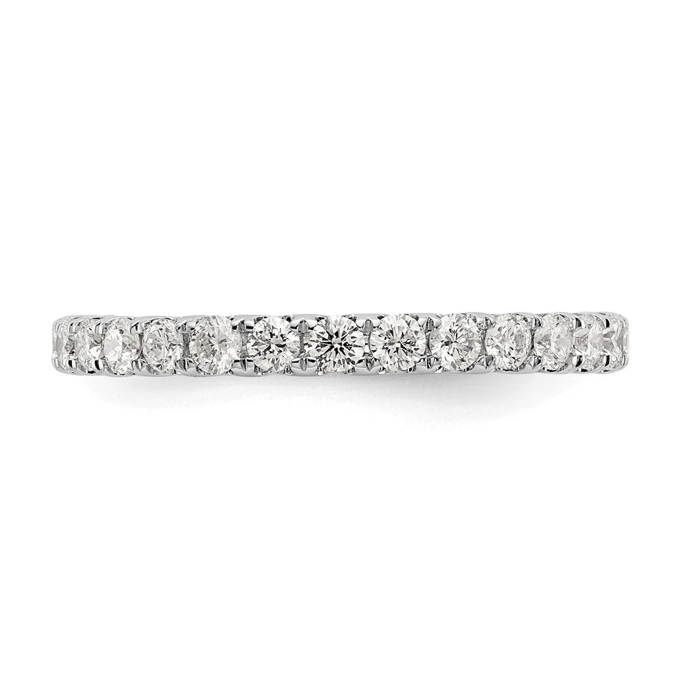 14K White Gold Eternity Diamond Ring J6117