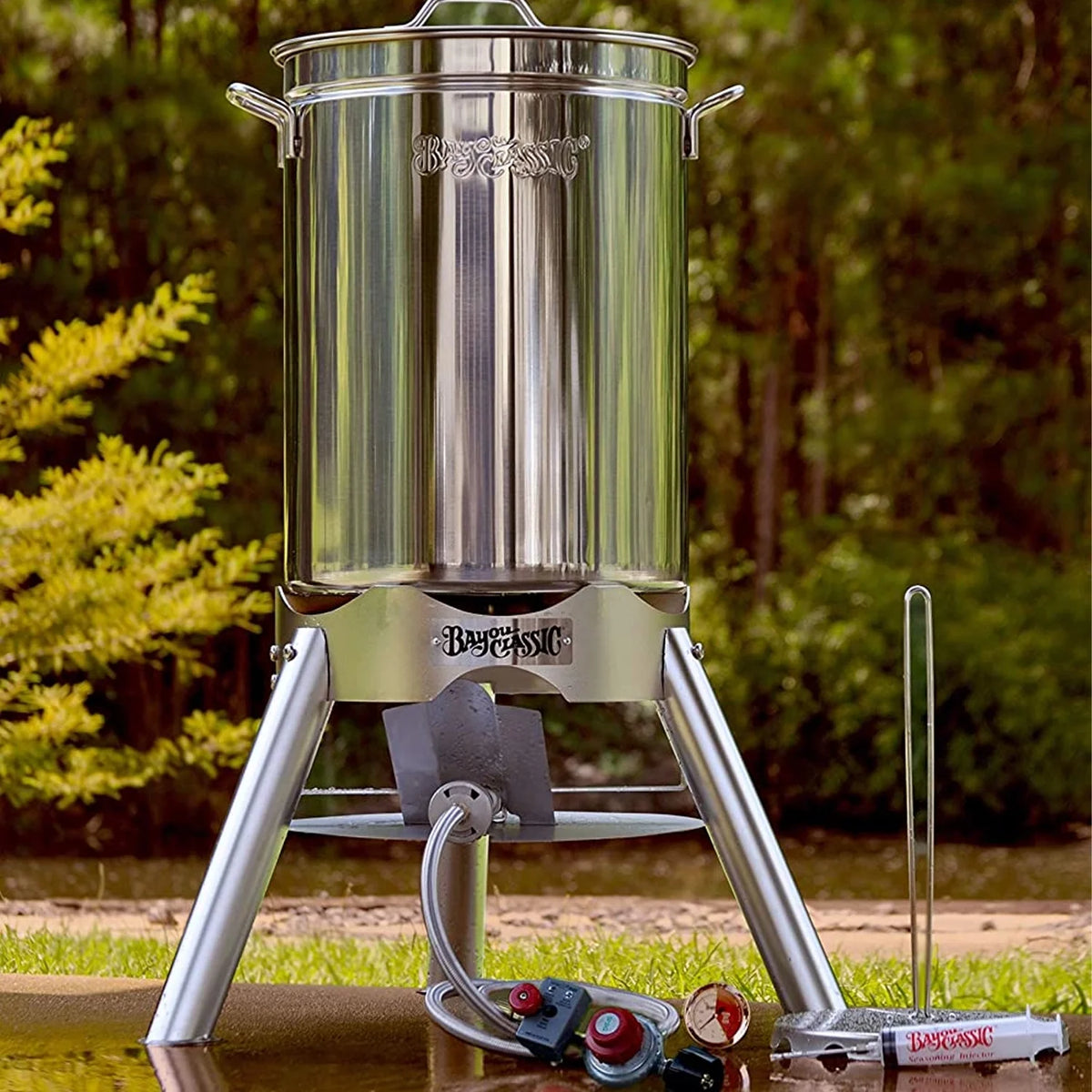 44 qt. Stainless Steel Turkey Fryer Kit P975