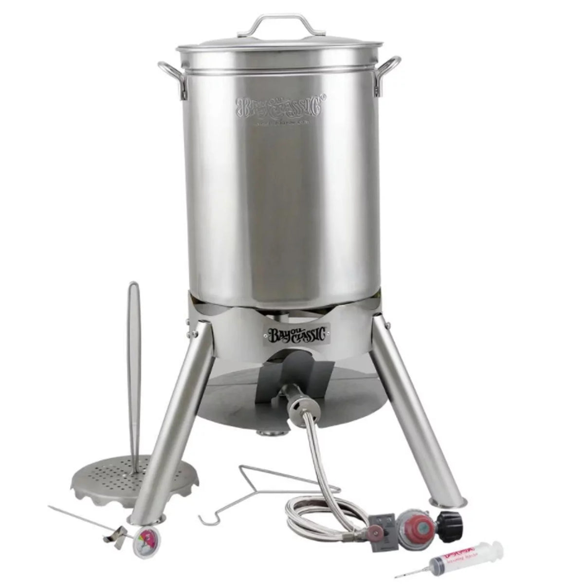44 qt. Stainless Steel Turkey Fryer Kit P975