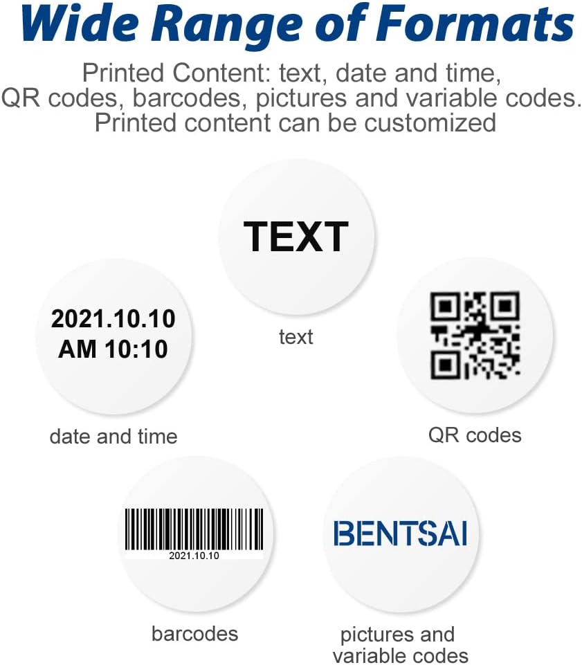 Handheld Inkjet Printer with Solvent Quick Dry Ink O4301