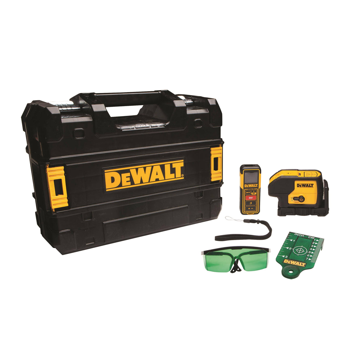Green 3 Spot Laser and 100 ft. Laser Distance Measurer K980338
