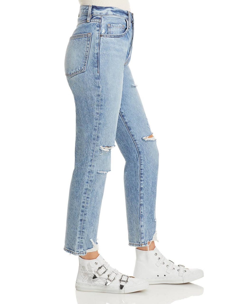 Cascade Blue Rips Size 27 Jeans E195719