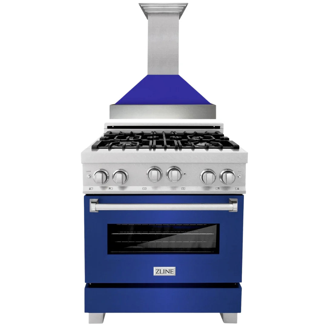 30 Gas Range and Range Hood Appliance Package J705