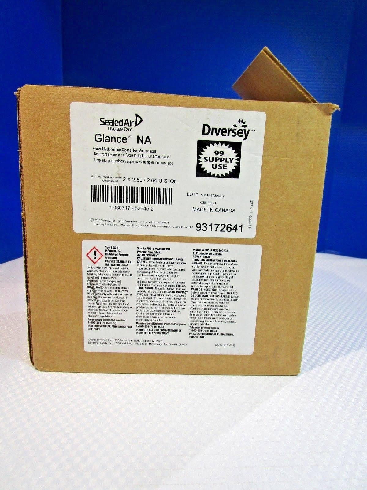 Glass Multi-Surface Cleaner 2.5 L Case of 2 Bottles E89083