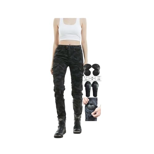 Women's Motorcycle Riding Pants with CE Armored O42535