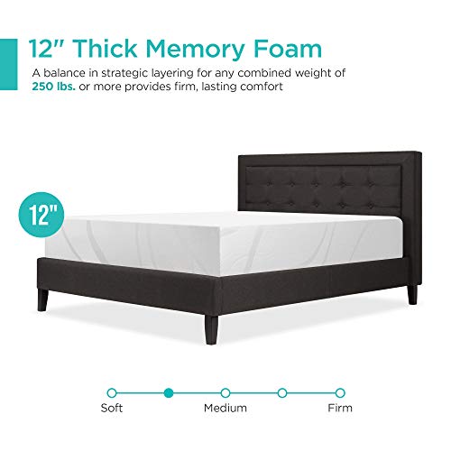 Green Tea Charcoal Cooling Gel Memory Foam Mattress Queen Medium Plush P464