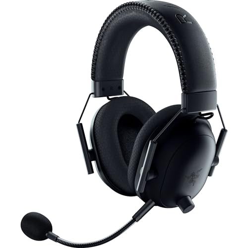 Black Wireless Gaming Headset with 50mm Drivers Q9681