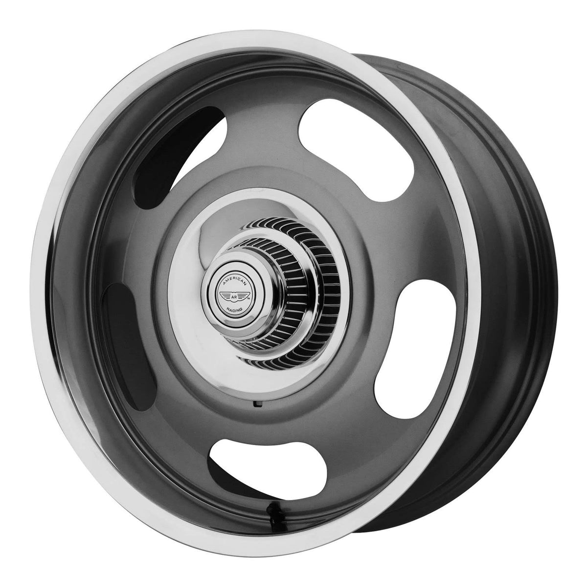 20x9.5 5x120.65/5x127.00 Mag Gray Polished Lip P907