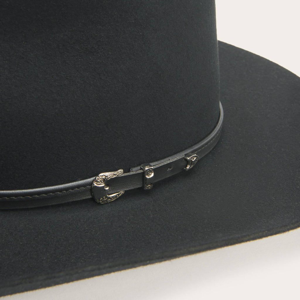 Black Buffalo Fur Hat K370