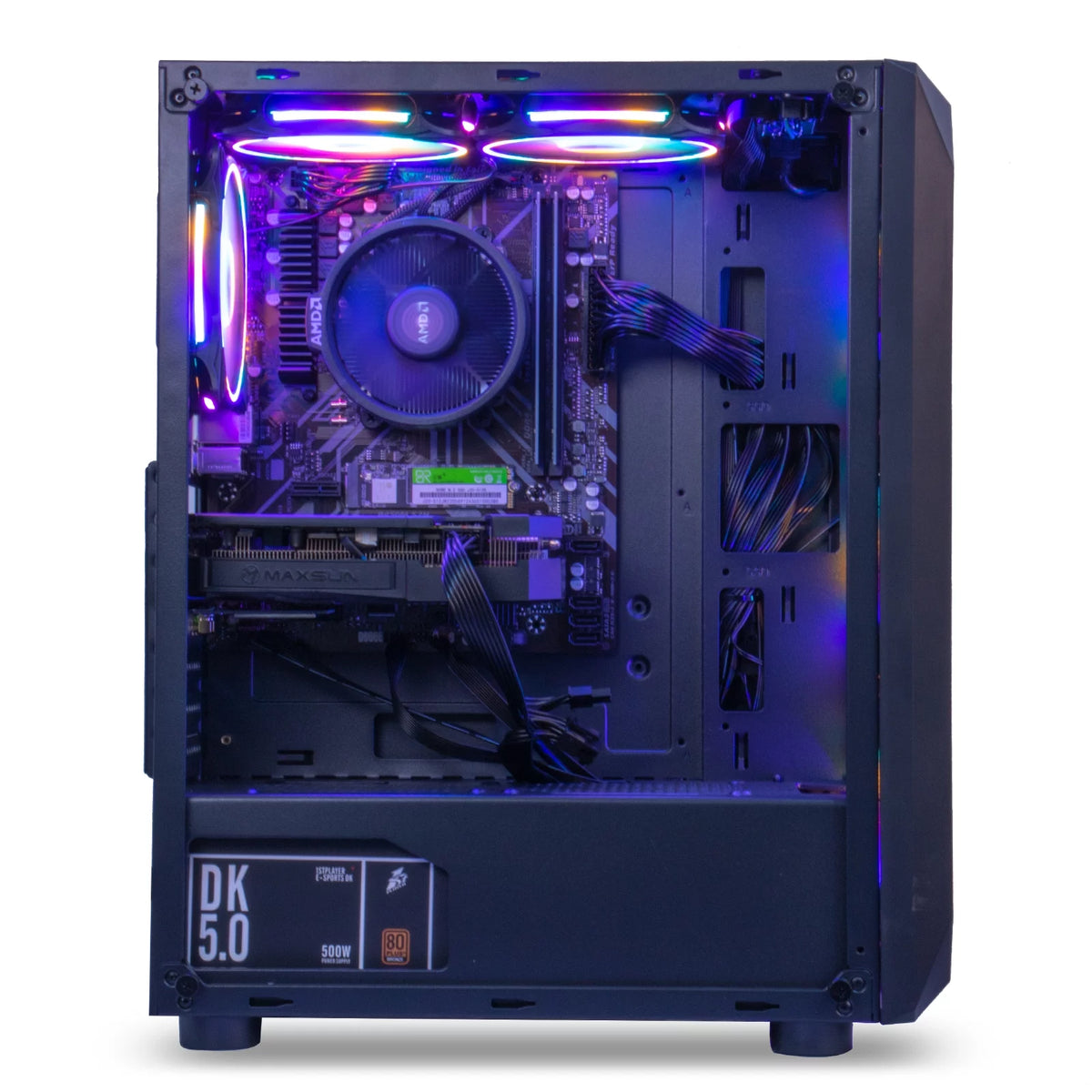 Gaming PC AMD Ryzen 5 5500 3.6GHz RTX 3060 12GB 16GB DDR4 3200 NVME 1T SSD A172