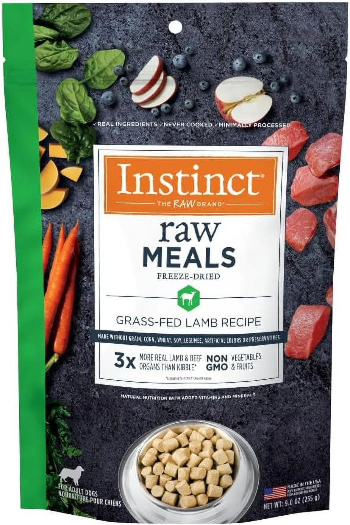 Freeze Dried Raw Grain Free Dog Food 9 Ounce C165854