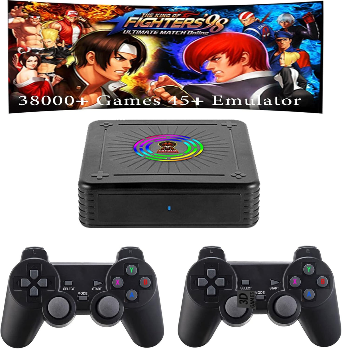 38000 in 1 Arcade Game Console with 2.4G Wireless Controllers HDMI Output 64G O6820