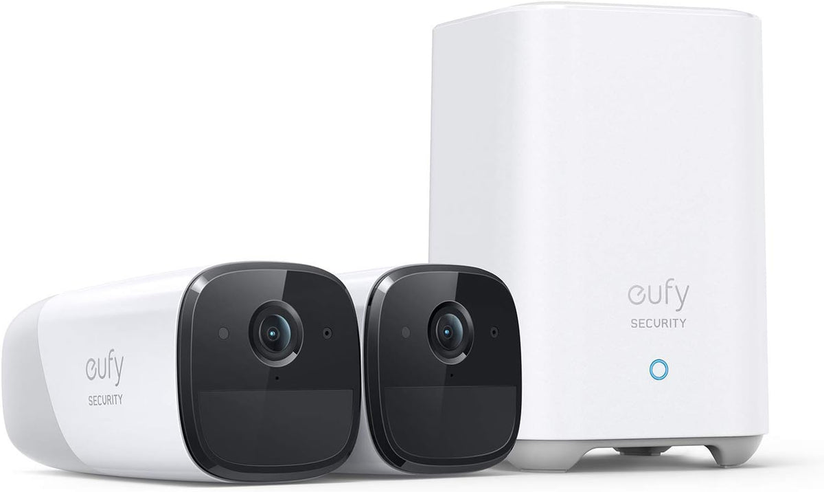 2K Indoor/Outdoor 2-Camera Security System White G3436