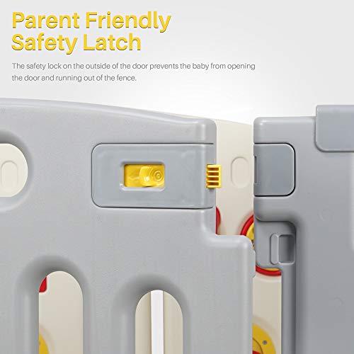 8 Panel Baby Playpen (Blue) P194597