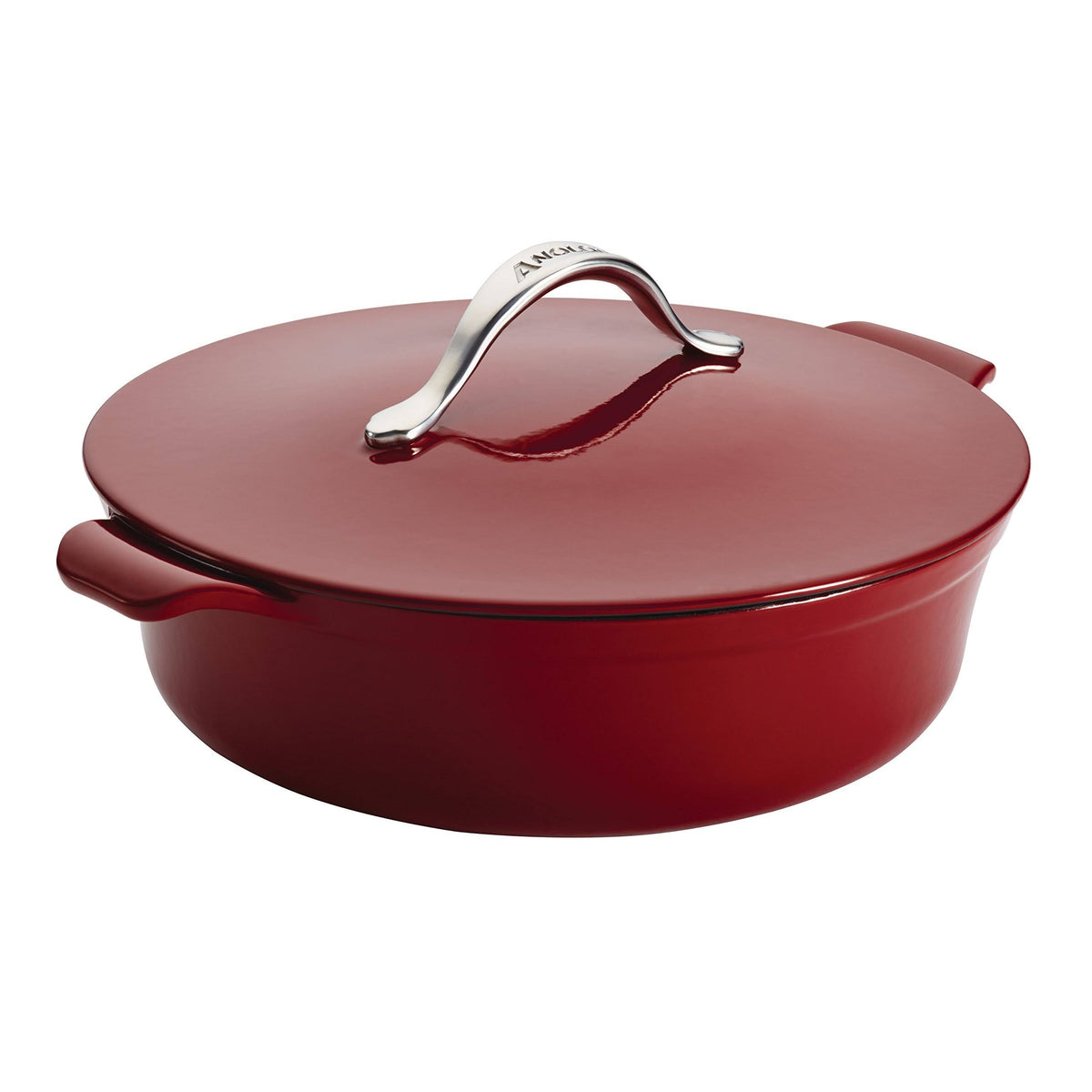 5-Quart Covered Round Cast Iron Braiser X575