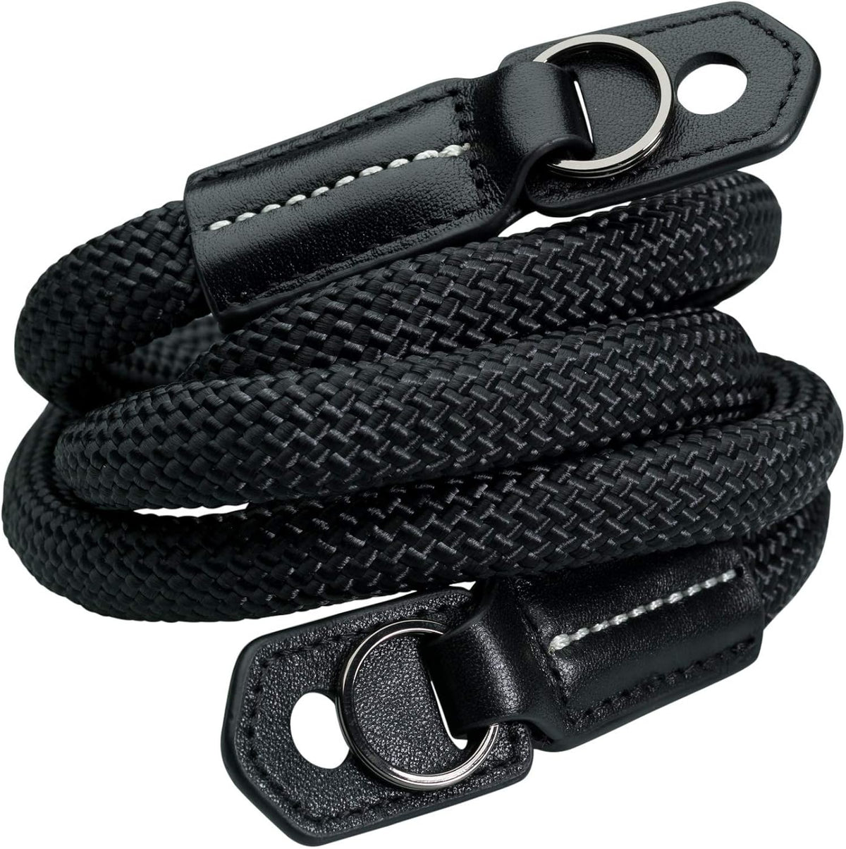 Rope Camera Strap with Leather Ends S554