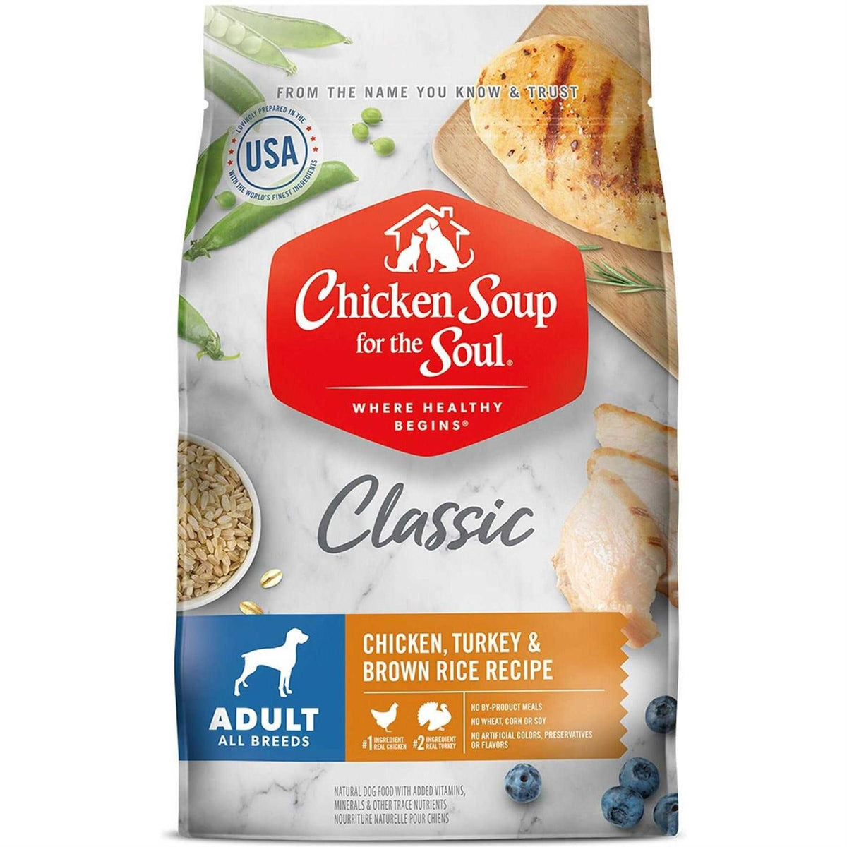 Chicken Turkey Brown Rice Dry Dog Food N165196
