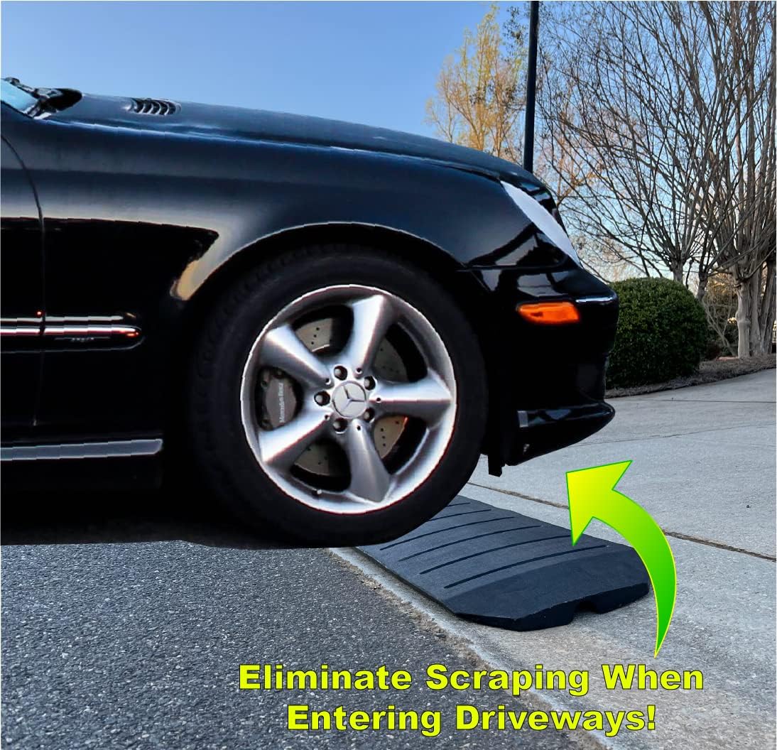 3 Piece Expandable Set Heavy Duty Recycled Rubber Car Ramps D97214