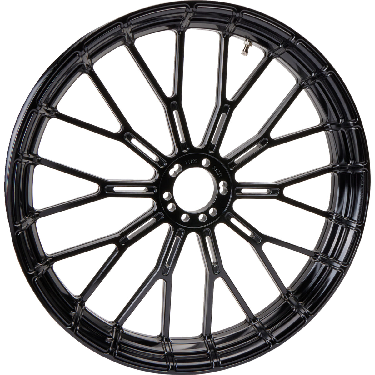 21" x 3.5" Y-Spoke Forged Black Front Wheel Y548