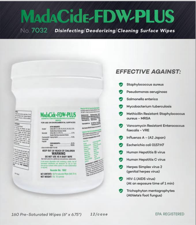 160 Wipes Canister T58316