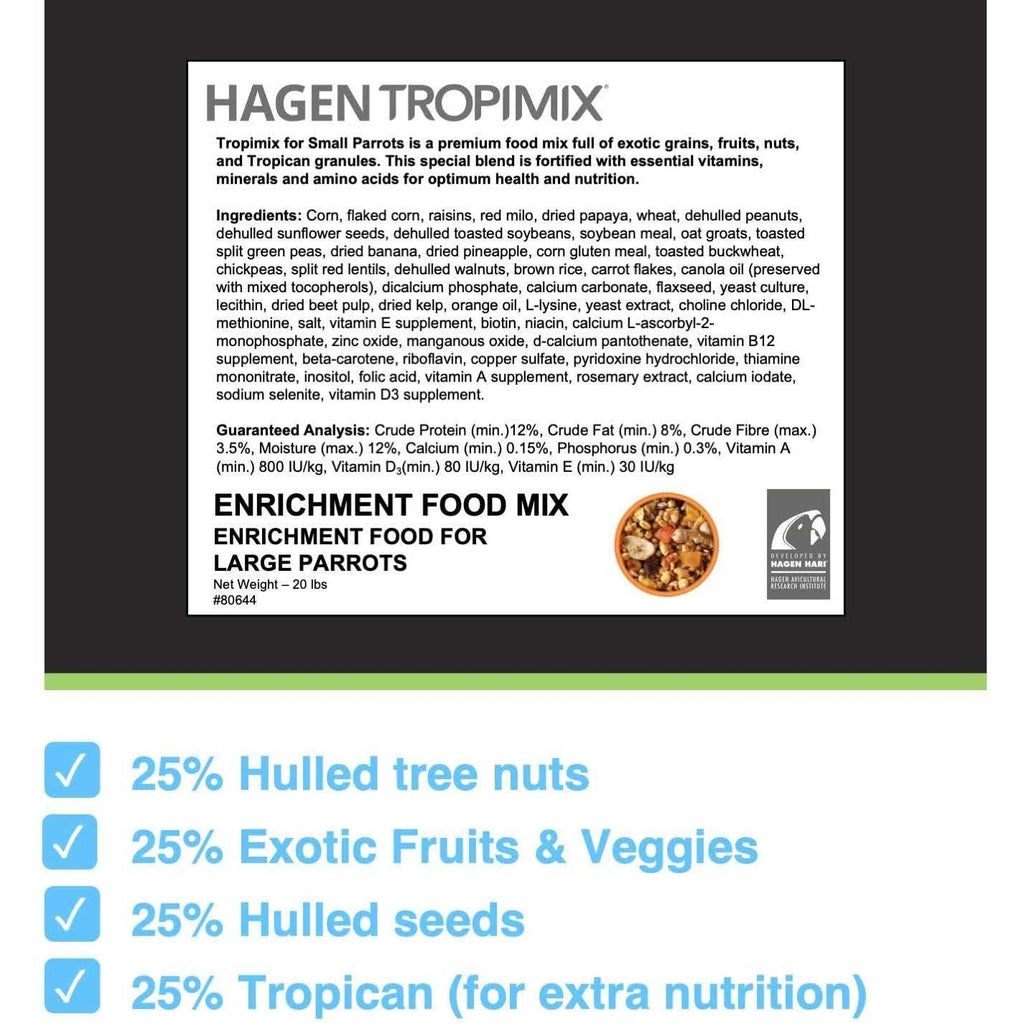Tropimix Enrichment Food for Small Parrots O712117