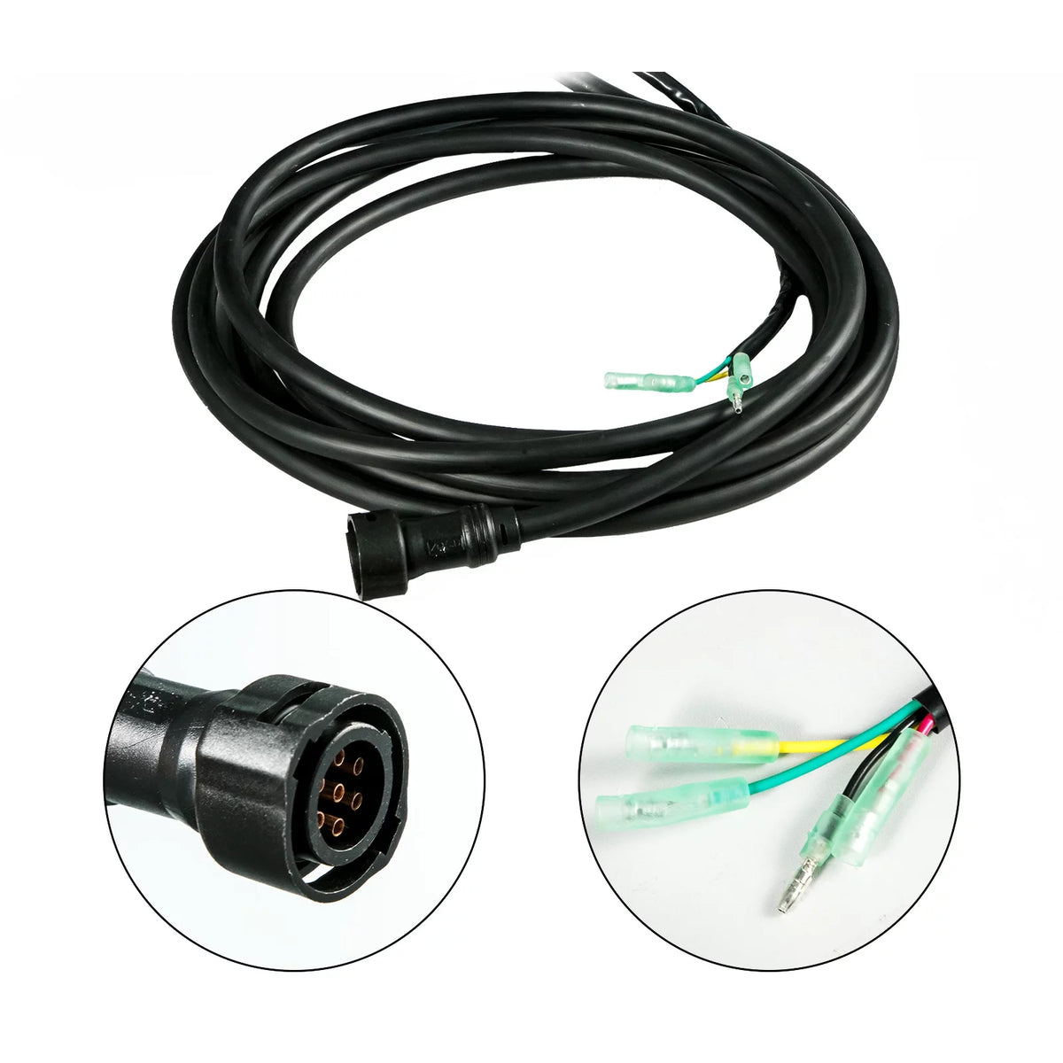 Boat Throttle Control Box with Safety Lanyard and Key Switch U628