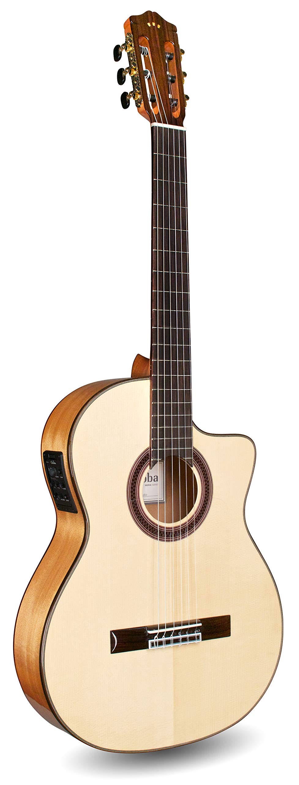 Flamenco Acoustic-Electric Guitar Natural L62452