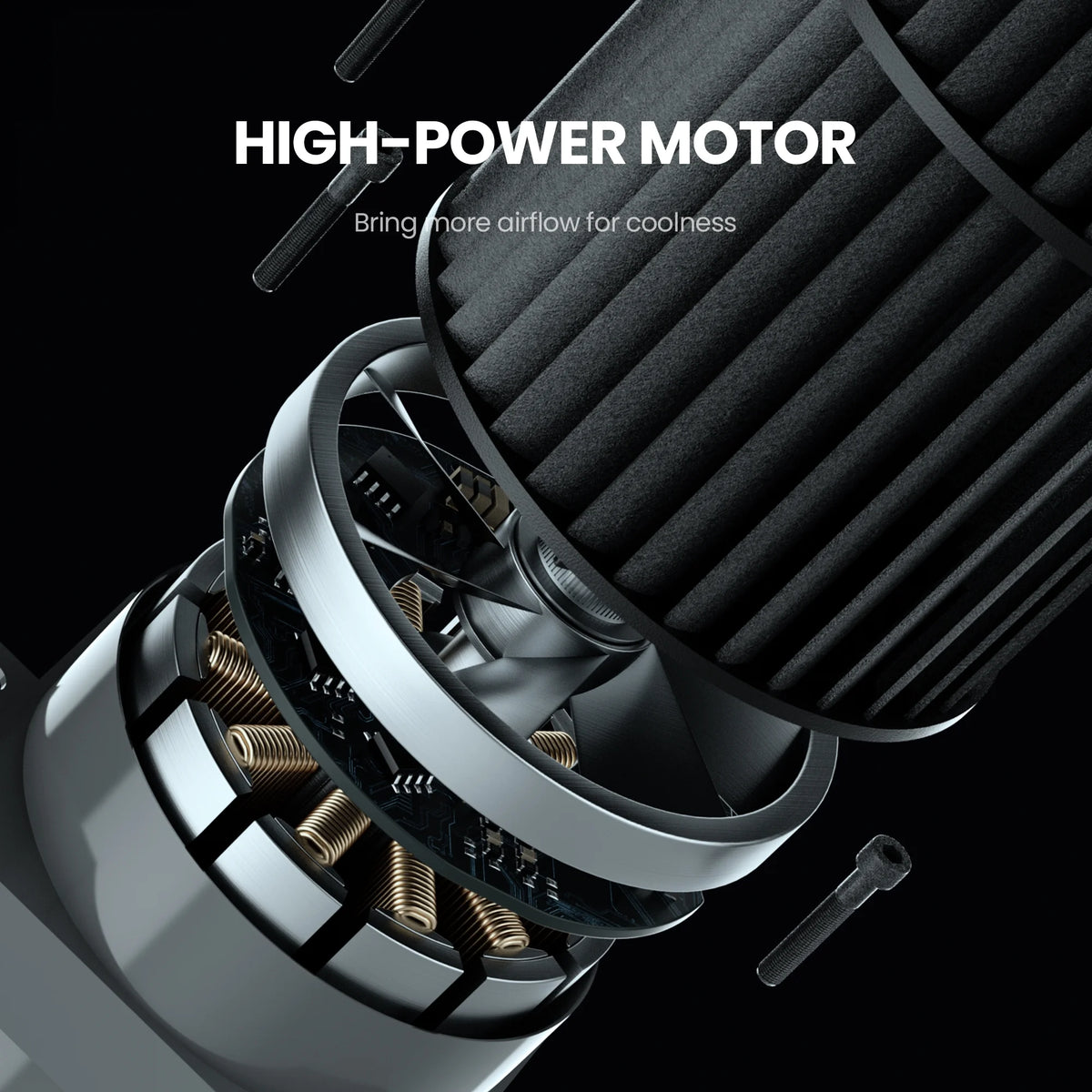40in Tower Fan with Remote Control, 6 Speeds, 3 Wind Modes, Black R76867