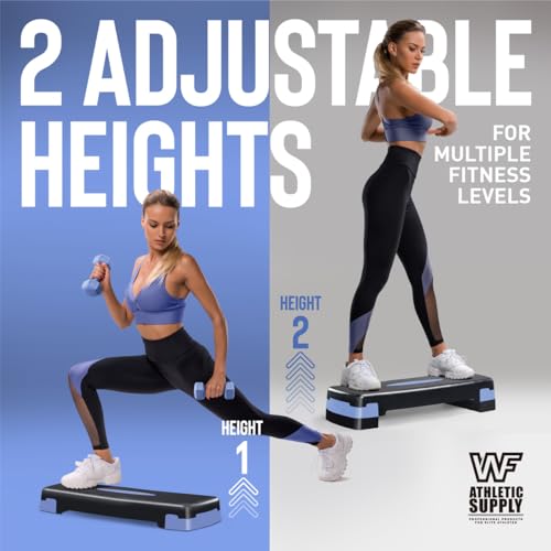 Adjustable Stepper Set with Dumbbells & Measuring Tape E498