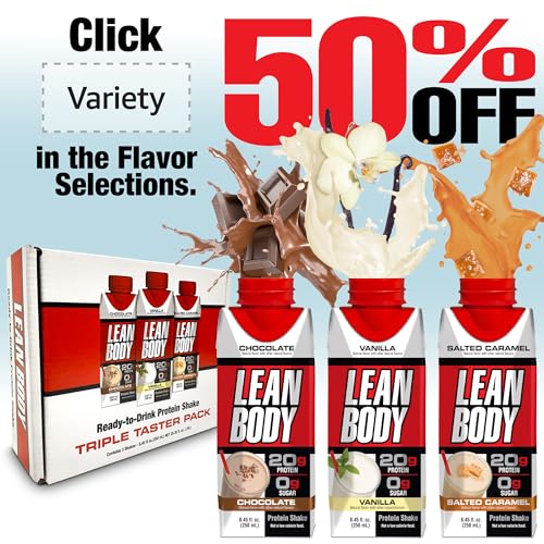 Strawberry Protein Shake, 40g Protein, 0 Sugar, 17 Ounce Pack of 12 S7545