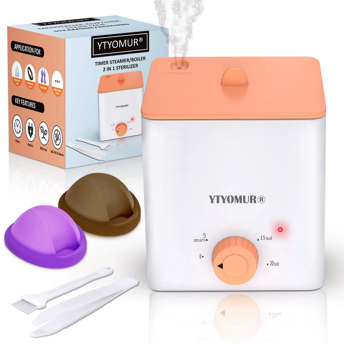 Menstrual Disc with 2 Reusable Menstrual Discs Y1211