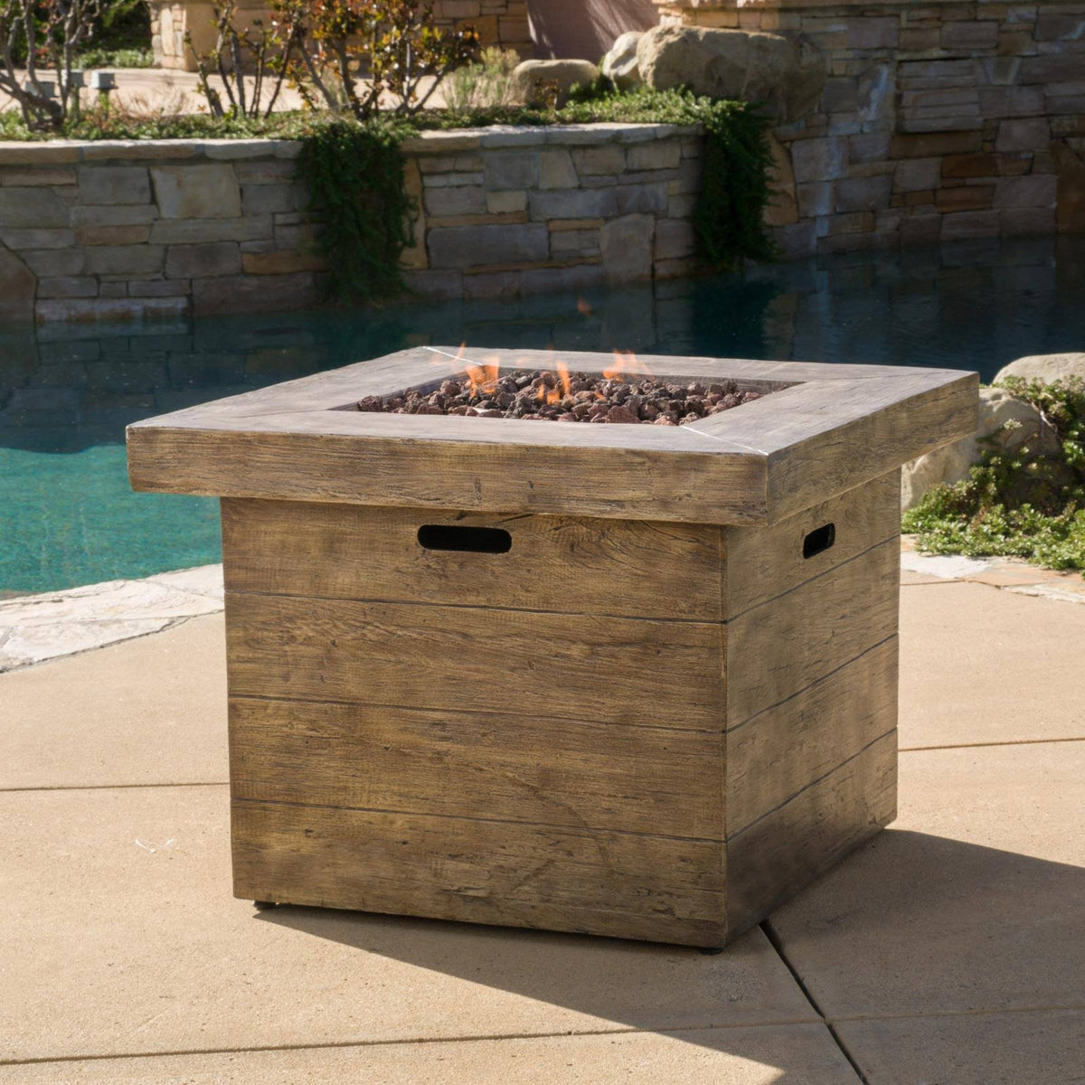 32 Magnesium Oxide Square Fire Pit Z12571