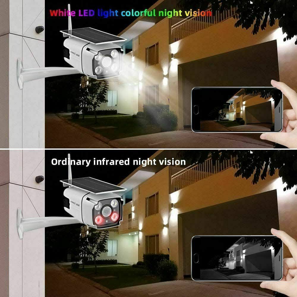 Solar Powered Wireless WiFi Security Camera Y6582