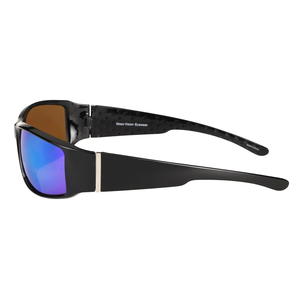 Polarized Full Frame Sport Wrap Bifocal Sunglasses D26714